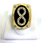 Concert ring 1977. (In goud, verguld en zilver)